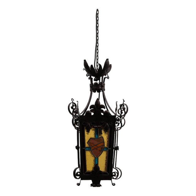 Mid 20th Century Belgium Gothic Bronze Metal Candelabras For Sale