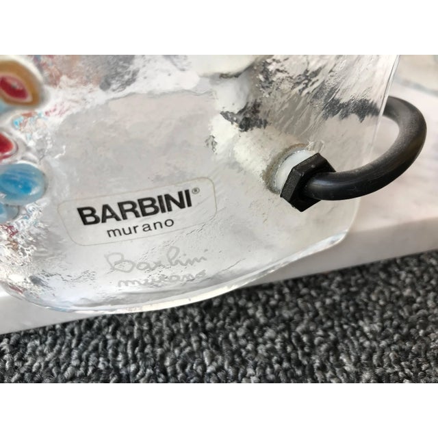 Alfredo Barbini Lamps Art Glass by Barbini Murano, Italy, 1980s - a Pair For Sale - Image 4 of 12