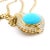 1970s Italian 18k Gold Necklace With Turquoise & Diamonds, Valenza Atelier For Sale In Miami - Image 6 of 18
