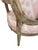 Early 20th Century Louis XVI Style Grey Painted Armchairs in Pink and White Ikat Upholstery - A Pair For Sale - Image 13 of 18