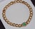 Mid-Century Modern Gia Certified Natural 6.91Cts Colombian Emerald & Diamond 14k Italian Gold Statement Necklace For Sale - Image 3 of 13
