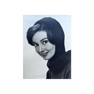 Vintage 1950s Audrey Hepburn by Virgil Apger Photo For Sale