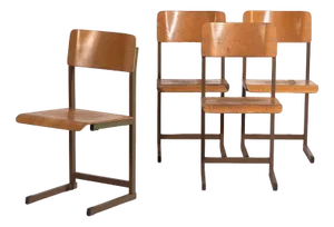Vintage Chairs, 1950, Set of 4
