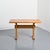 Rectangular tabletop with a solid pine stretcher base, selected for the Les Arcs ski resort. Bibliography: Charlotte...
