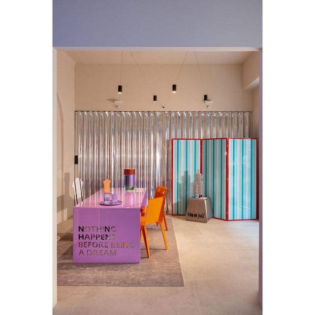 Not Yet Made - Made To Order Plex Rectangular Dining Table in Powder-Coated Aluminum by Altreforme For Sale - Image 5 of 12