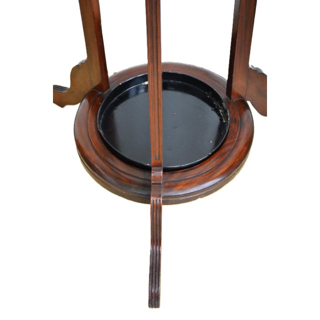 English Arts and Crafts Coat Stand in Mahogany, 1900s For Sale - Image 11 of 13