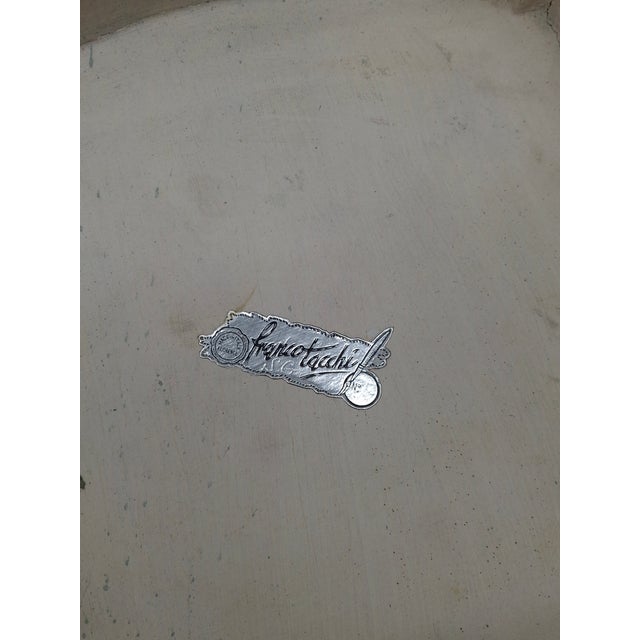 Antique White Mid 20th Century Franco Tacchi Italian Florentine Painted and Partial Gilt Low Side Table For Sale - Image 8 of 8