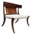 Mid Century Style Klismos Walnut Bench For Sale