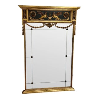 Antique Late 19th Century Ornate Wall Mirror For Sale