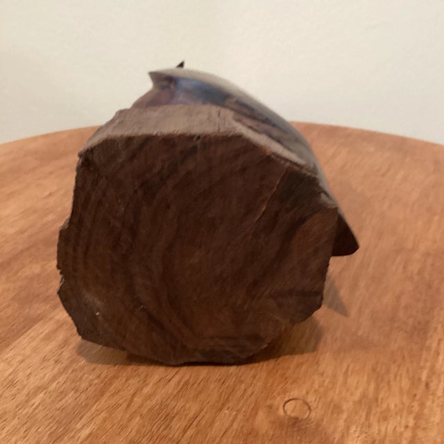 Mid 20th Century Wooden Carved American Eagle Mahogany For Sale - Image 9 of 11