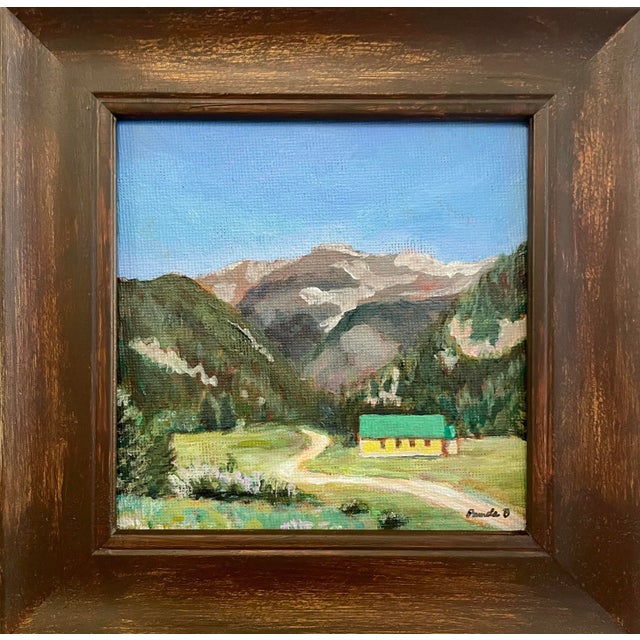 Contemporary Tolland Schoolhouse Colorado Painting – Rollins Pass Rocky Mountains Landscape For Sale - Image 9 of 11