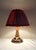 Copper Art Deco German Table Lamp with Copper Base and Pink Tinted Glass Segments by Lamplove, 1930s For Sale - Image 8 of 8