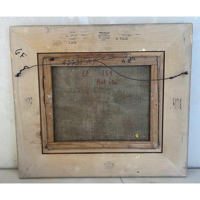 Vintage French Impressionist Painting by Renee Theobald W/ Gilt Frame For Sale - Image 11 of 11