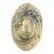 Vintage Art Nouveau Brass Bowl For Sale