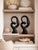 Black Pair of Modern Abstract Black Sculptures – Organic Infinity Form, 17” Gallery Style Statement Decor For Sale - Image 8 of 11