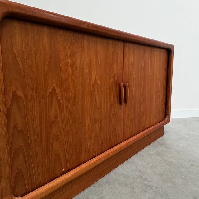 Danish Sideboard in Teak with Tambour Doors from Dyrlund, 1960s For Sale - Image 12 of 18