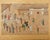 Wood 19th Century Japanese Meiji Four Panel Screen Festival Scenes For Sale - Image 7 of 12