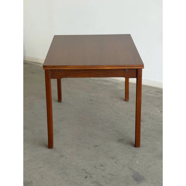 Danish Teak Extendable Dining Table For Sale - Image 9 of 10