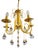 Italian Crystal and Brass Chandelier by Gaetano Sciolari for Sciolari, 1960s For Sale - Image 9 of 9