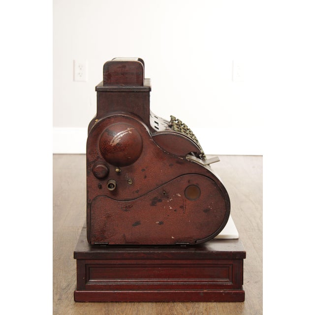 National Cash Register Co. Vintage National Hand-Crank Cash Register For Sale - Image 4 of 11