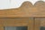 1980s Antique Oak chestnut Hanging Corner Cabinet Cupboard Display Hutch For Sale - Image 5 of 11