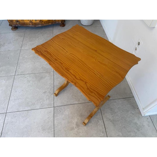 Wood Gründerzeit Rural Sewing Table For Sale - Image 7 of 12