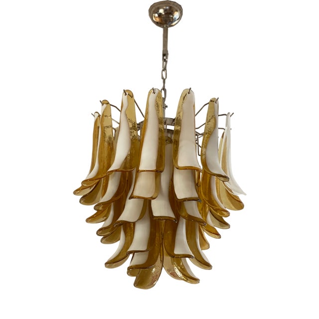Murano Chandelier in the style of Mazzega For Sale