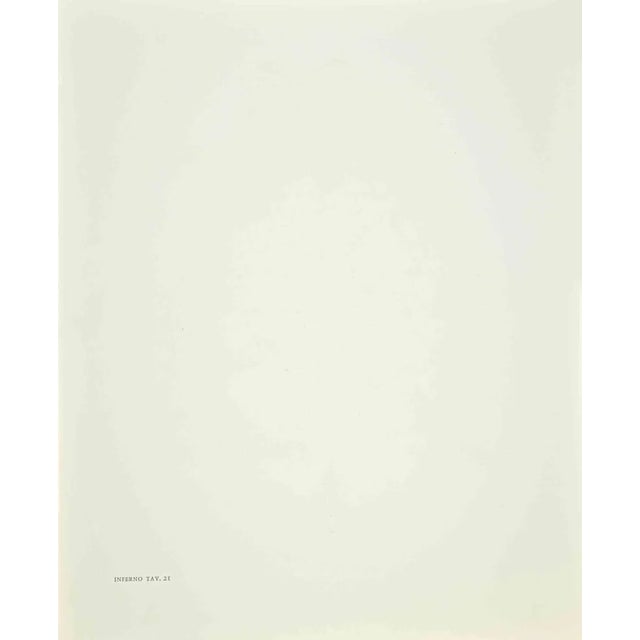 Modern Salvador Dali, The Simonists, Woodcut Print, 1963 For Sale - Image 3 of 4