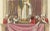 Pope pius vii giving his benediction from st peter’s balcony, 1819 this striking hand-colored engraving captures a...