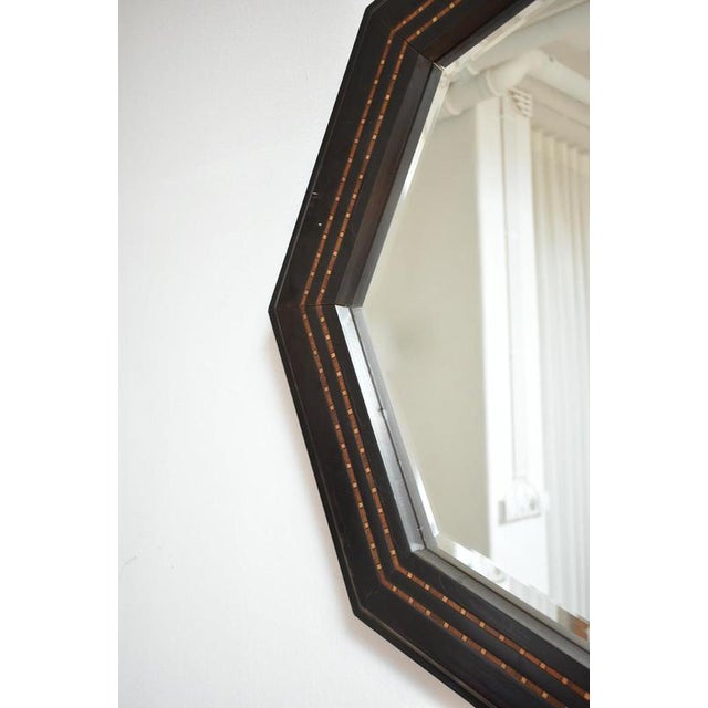 Vintage Octagonal Mirror, 1970s For Sale - Image 4 of 5