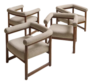 Vintage John Van Koert for Richardson-Nemschoff Lounge Chair, Attributed. C. 1960s, Set of 4