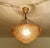 French Art Deco Pink Glass Pendant Light, 1930s For Sale - Image 6 of 18