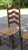 French Country Vintage Rush Ladderback Kitchen Dining Room Chairs For Sale - Image 3 of 9