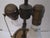 Vintage Morrocan Glaze Terra Cotta Double Socket Lamp For Sale - Image 9 of 11