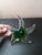 1980s Signed Oggeti Italy Green Swirl Art Glass Star Fish Paperweight For Sale - Image 4 of 6