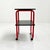 1980s Tubular Console Table on Wheels in Metal and Wood, 1980s For Sale - Image 5 of 7