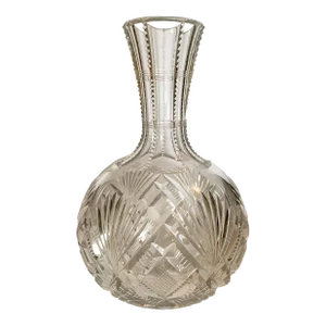 Late 19th Century American Brilliant Period Cut Crystal Decanter