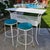 White 1970s Mid Century Patio Bar Set For Sale - Image 8 of 17