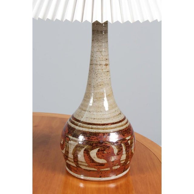 Hell Allpass Table Lamps in Glazed Stoneware, 1960s, Set of 2 For Sale - Image 4 of 7