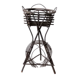 Antique Adirondack Twig Table Plantstand