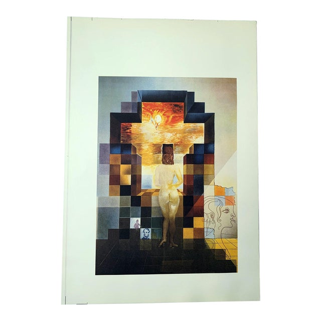 1970s After Salvador Dalí "Lincoln in Dalivision" Collotype-Continious Tone (No Dots) Lithographic Print For Sale