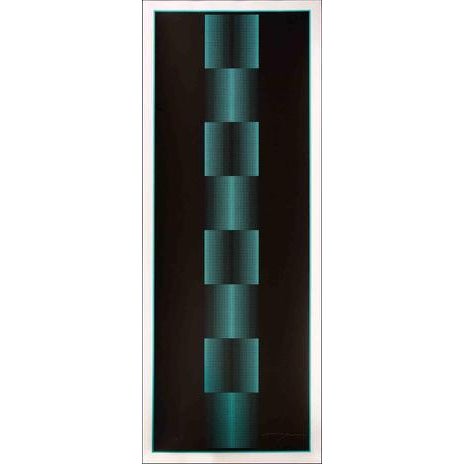 Modern Max Bill, Almir Mavignier Da Silva, Kinetic Composition, Silkscreen, 1969 For Sale - Image 3 of 3