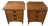 Pair of Stickley Mission Oak Side Tables For Sale