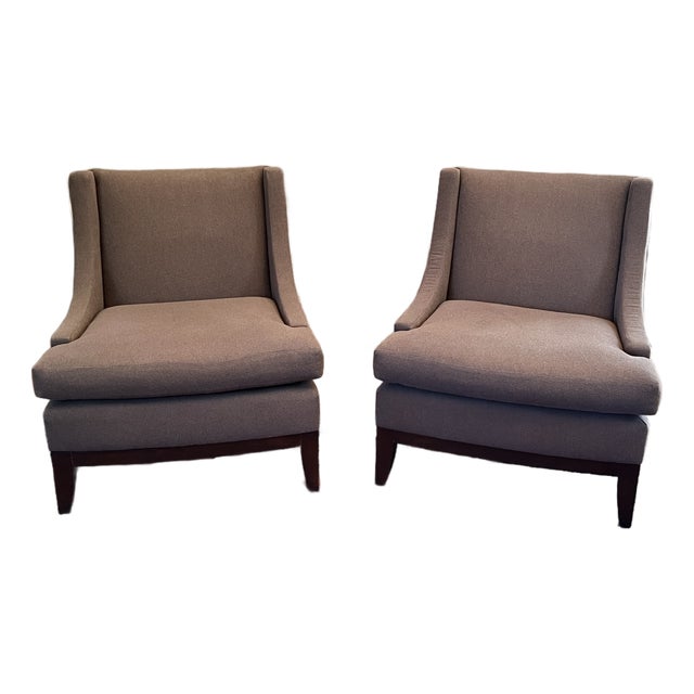 Pair of Henredon Barbara Barry "Starlet" Lounge Chairs For Sale