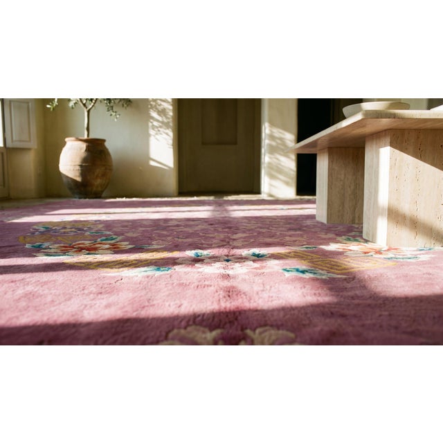 1920s Chinese Art Deco Carpet For Sale - Image 10 of 11