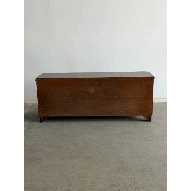 1940s Art Deco Credenza in Oak and Walnut For Sale - Image 12 of 13
