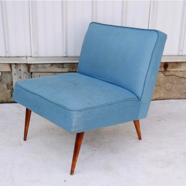 MidCentury Modern Slipper Chair Chairish