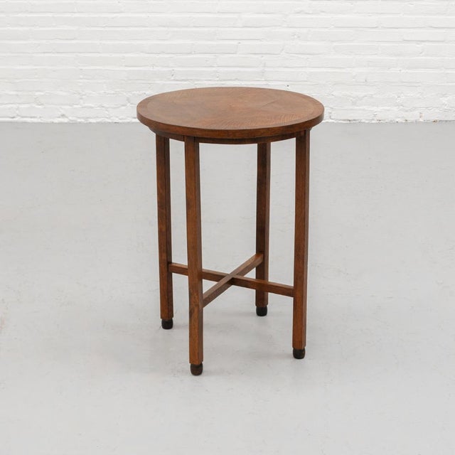 Dutch Art Deco Side Table 1920s For Sale - Image 6 of 16