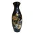 Mid 20th Century Tall Hand Painted Japanese Botanical Vase For Sale