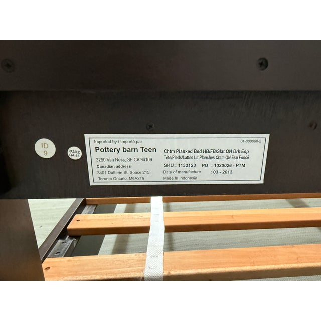 Queen Size Pottery Barn Kids Farmhouse Bed-Frame For Sale - Image 9 of 12